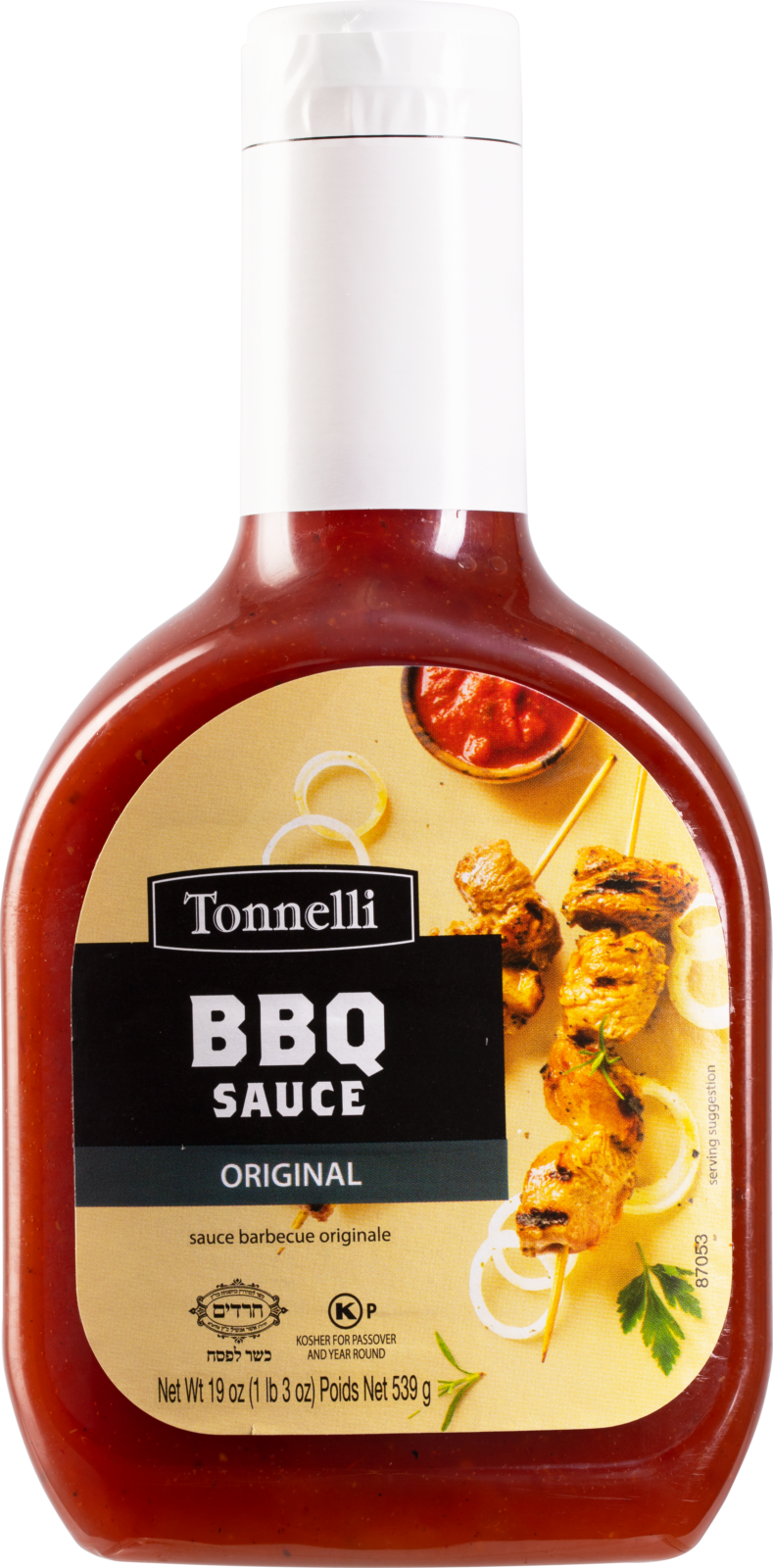 Tonnelli Original BBQ Sauce 19 oz