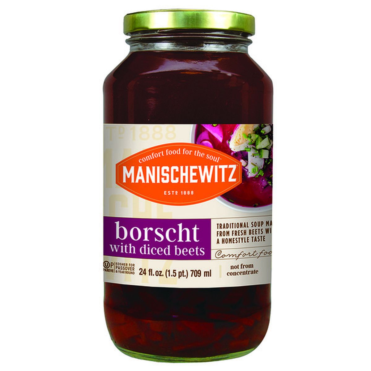 Manischewitz Borscht with Beets 24 oz