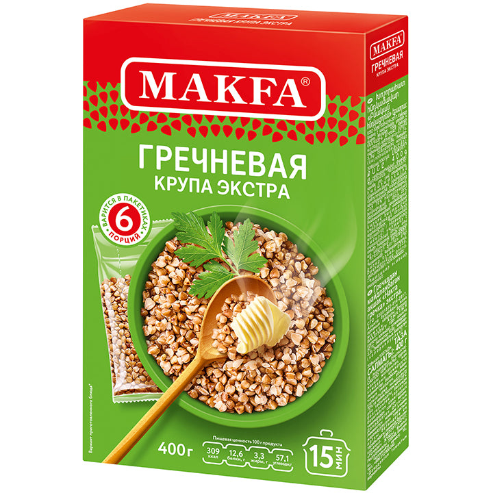 GRANOS DE TRIGO SARRACENO 6 BOLSITAS PARA HERVIR MAKFA