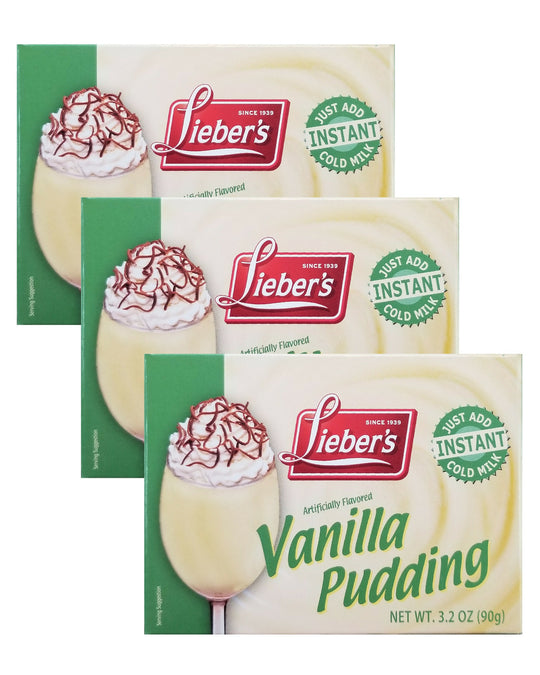 Liebers Pudín de Vainilla Dietético 1,4 oz