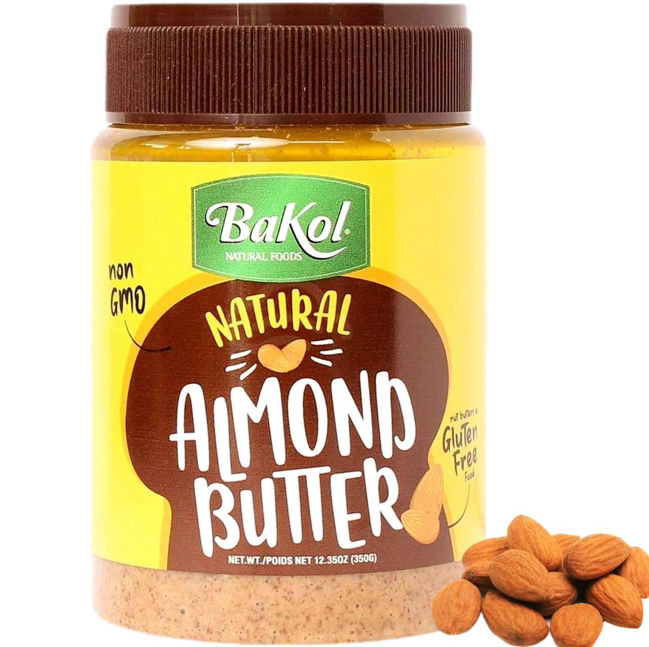 Bakol Natural Almond Butter 12,35 oz