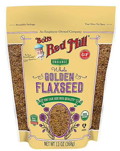 BOB'S Red Mill Gluten Free Organic Golden Flaxseed 13 oz