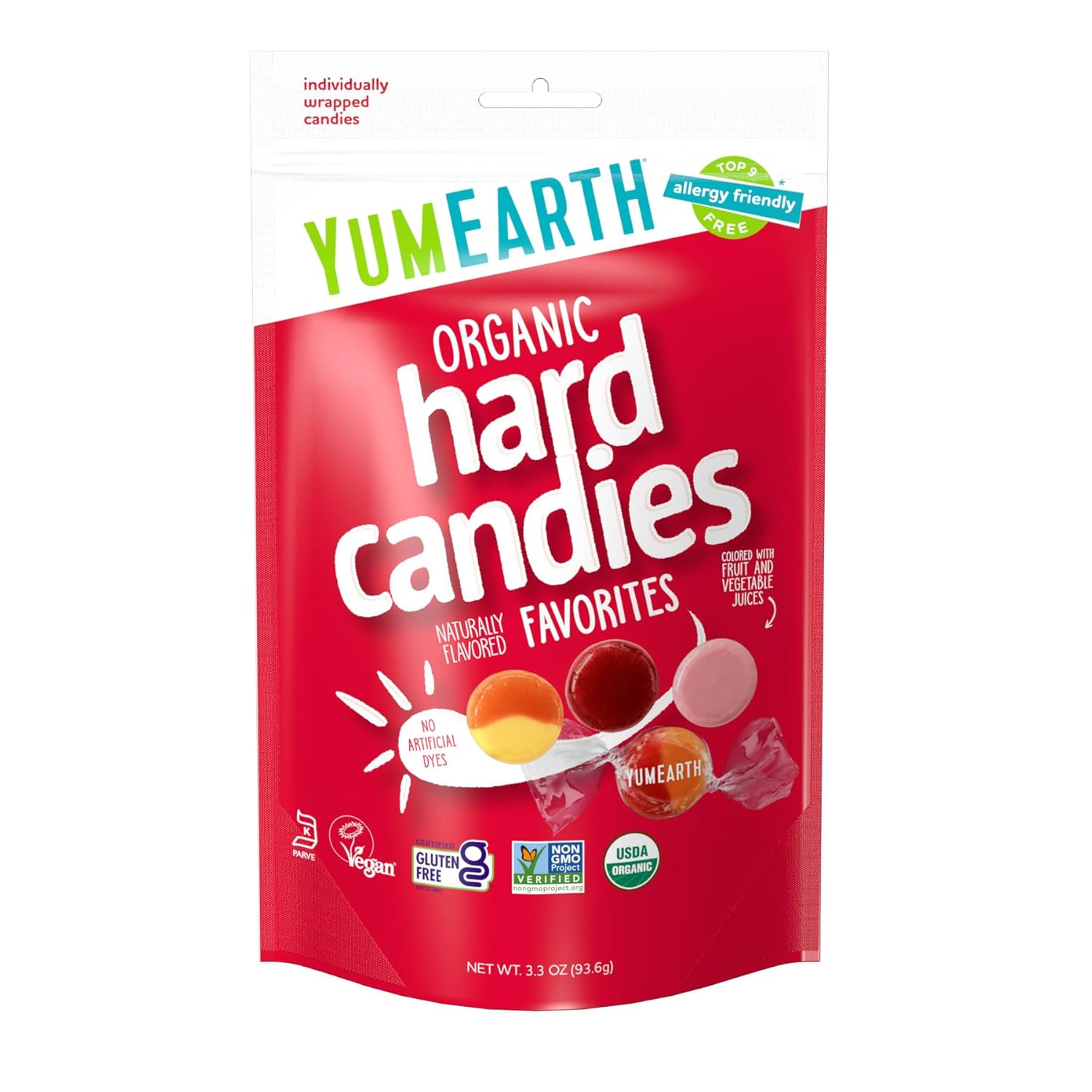 YUMMY EARTH CANDY DROPS ORGANIC