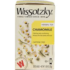 WISSOTZKY CHAMOMILE TEA DE 1.6 Oz.