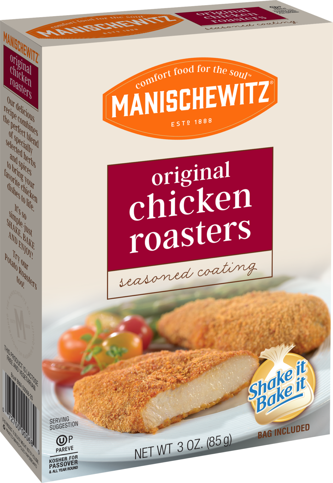 Manischewitz Roasters for Chicken Mix de 3 oz.