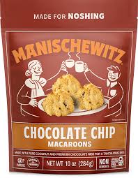 MACARRONES CON CHISPAS DE CHOCOLATE MANISCHEWITZ