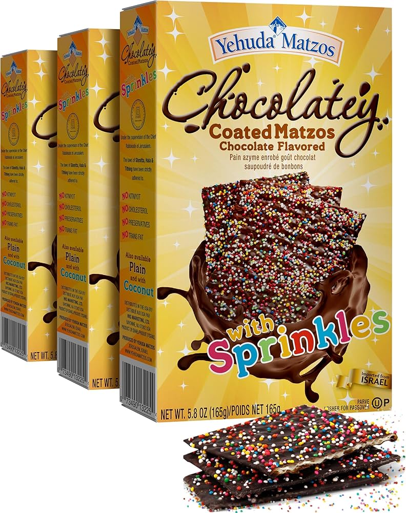 Chocolate Coated  MATZO SPRINKLES YEHUDA