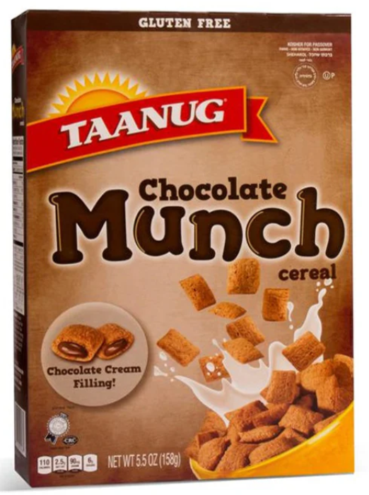 Cereal Gluten-Free Chocolate Munch Taanug 5.5 oz