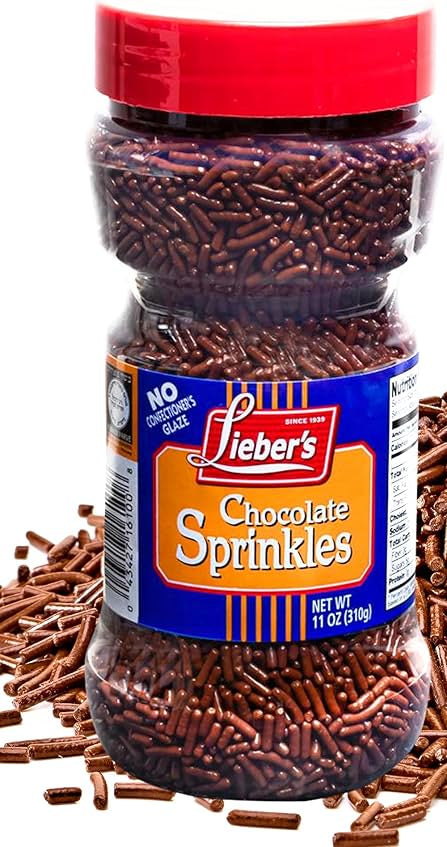 Lieber's Chocolate Sprinkles  9 oz