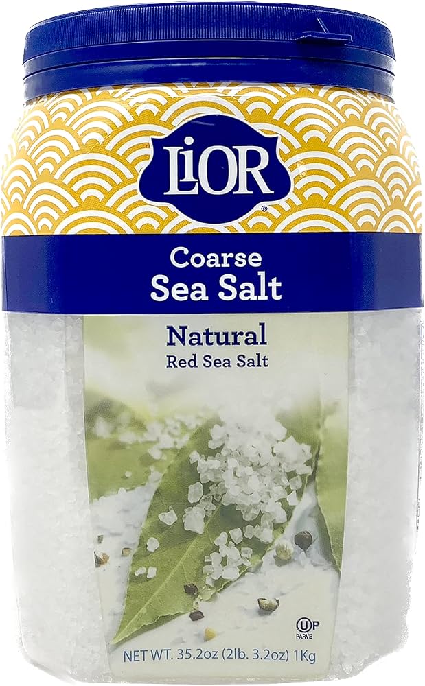 מלח ים גס מלח ים אדום טבעי ליאור