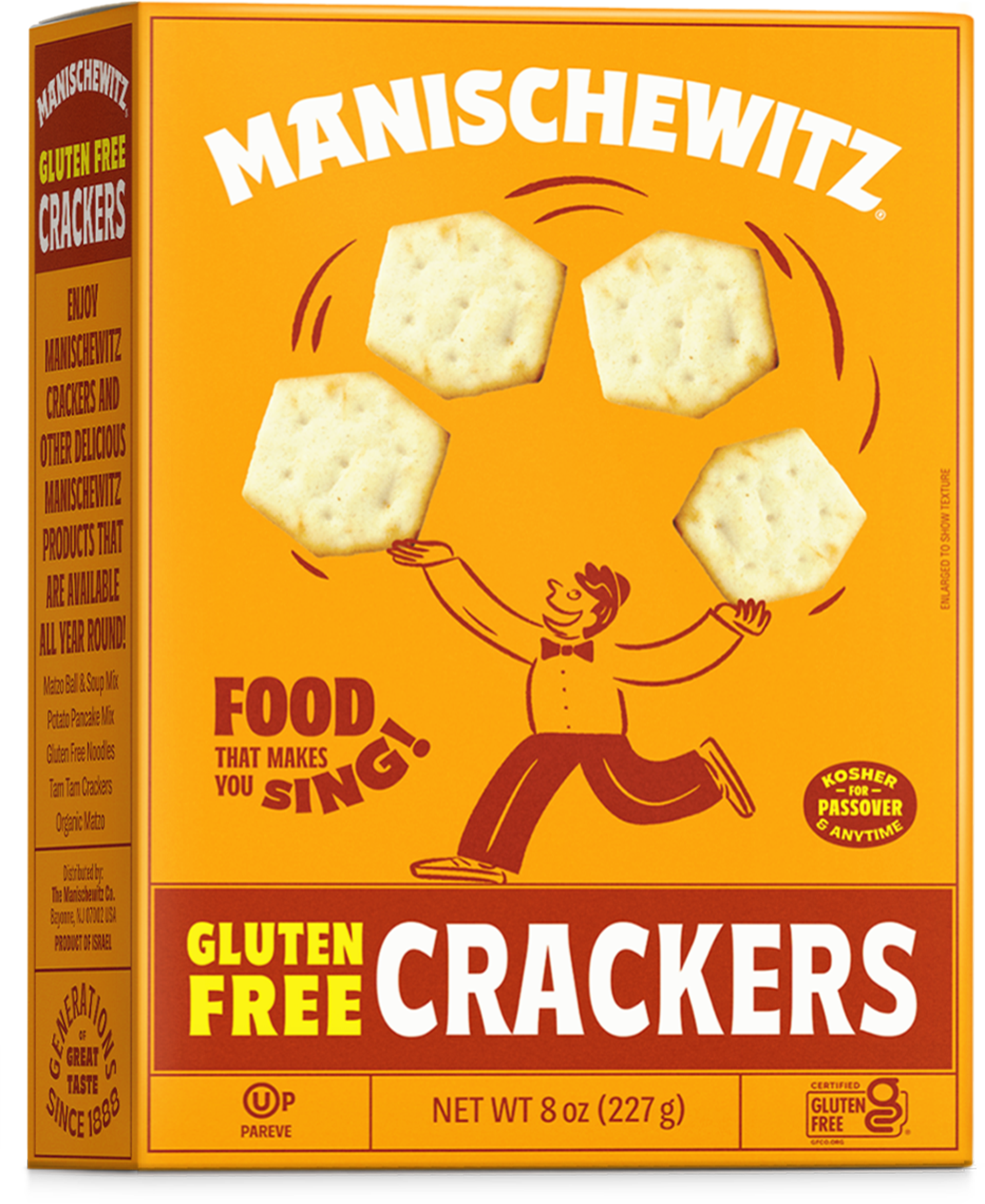 Manischewitz Gluten Free Crackers 8 oz