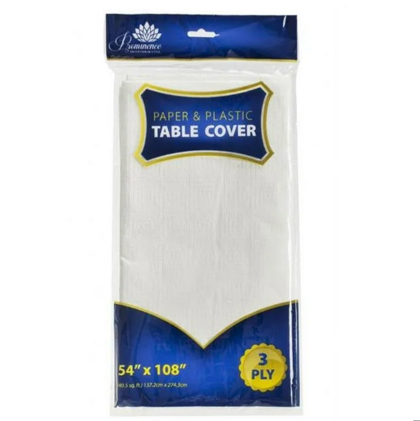 כיסוי שולחן נייר ופלסטיק