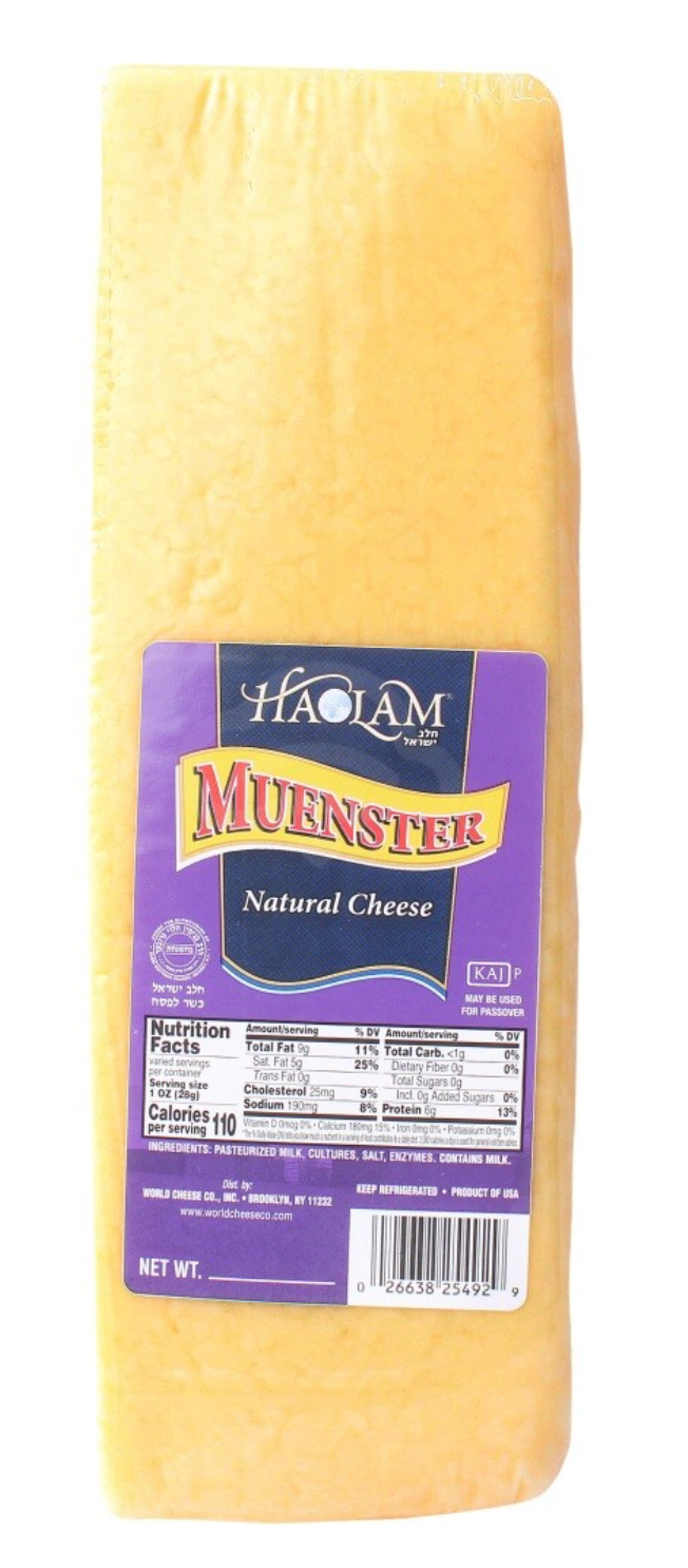 Haolam Muenster Natural Cheese . Price per pound .