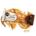 NuGo Vegan Slim Crunchy Peanut Butter Kosher Parve Gluten Free 16g Protein - 3g Sugar