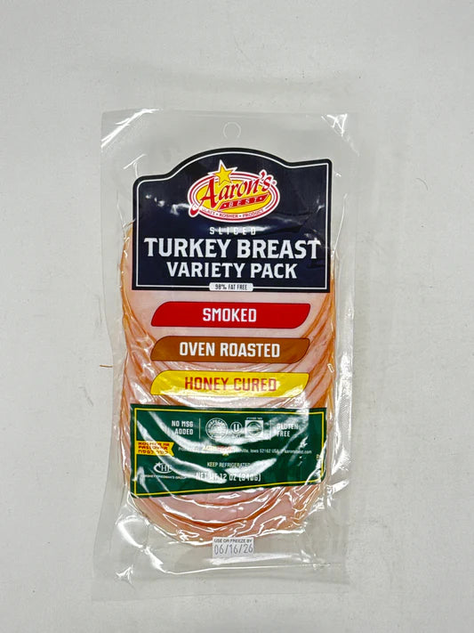 Aarons Best Sliced Turkey Breast Variety Pack 12oz