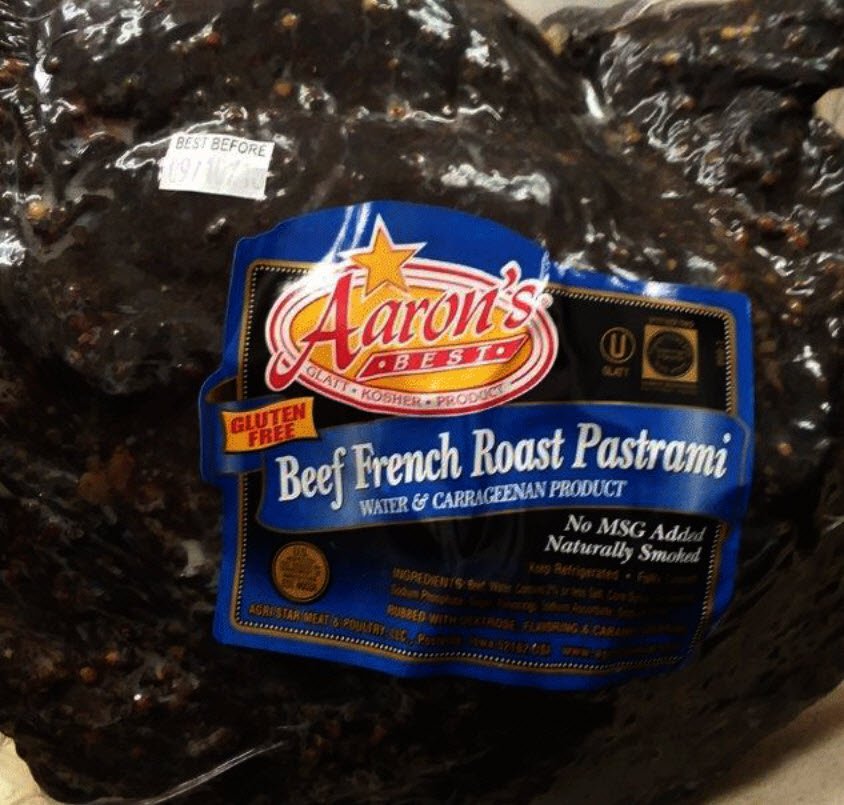 Aarons Beef French Pastrami 4.6 lb