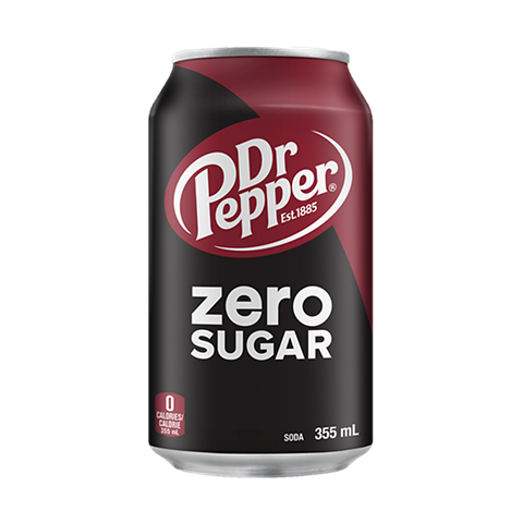 Dr Pepper Zero Sugar 355 mL