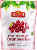 GEFEN DRIED SWEET CRANBERRIES de 10 onzas