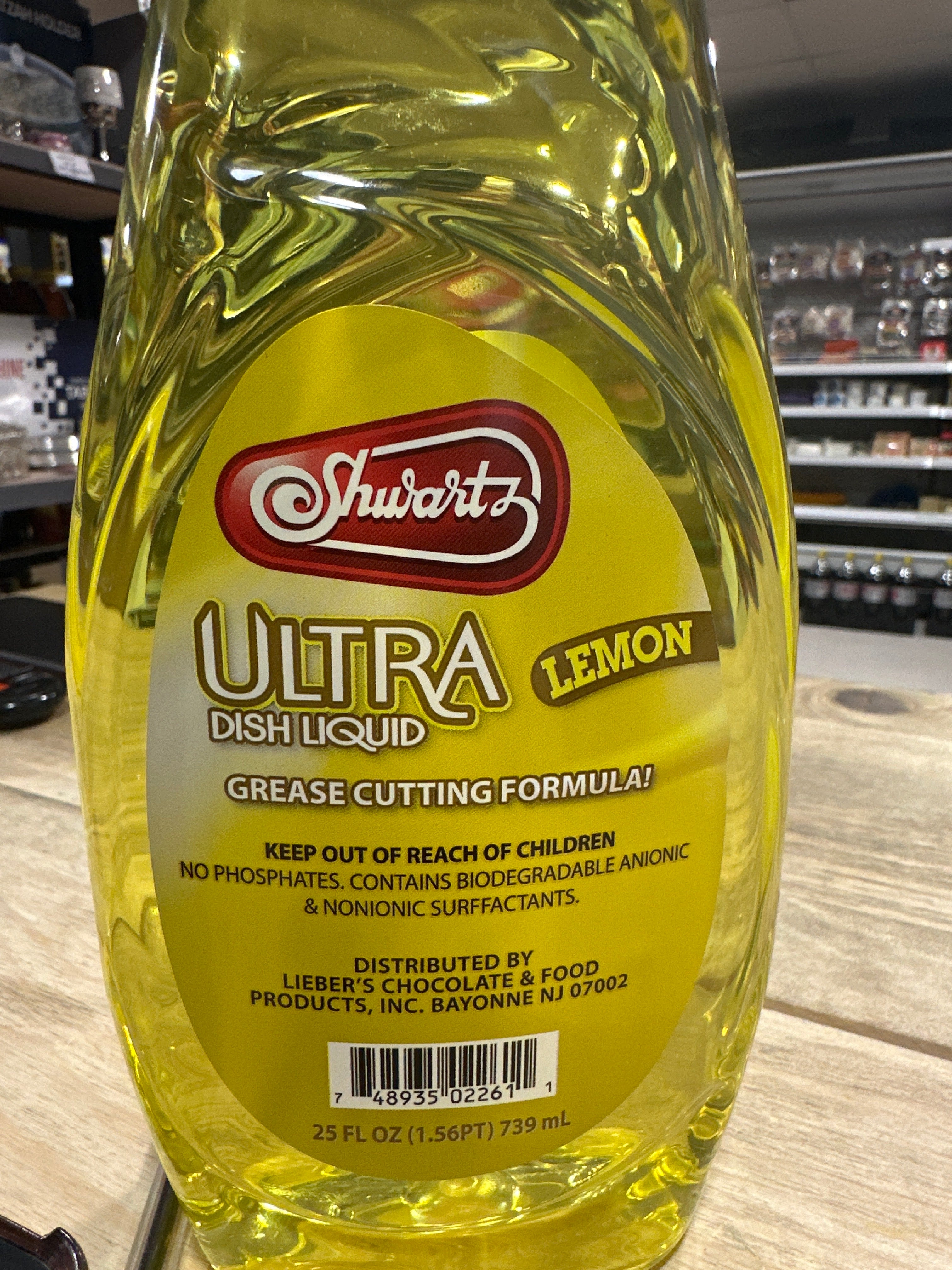 Ultra Dish Liquid Lemon Shwartz 25 oz