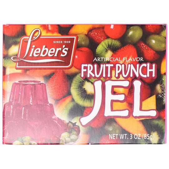 Gelatina Sabor Ponche de Frutas Liebers 3 oz