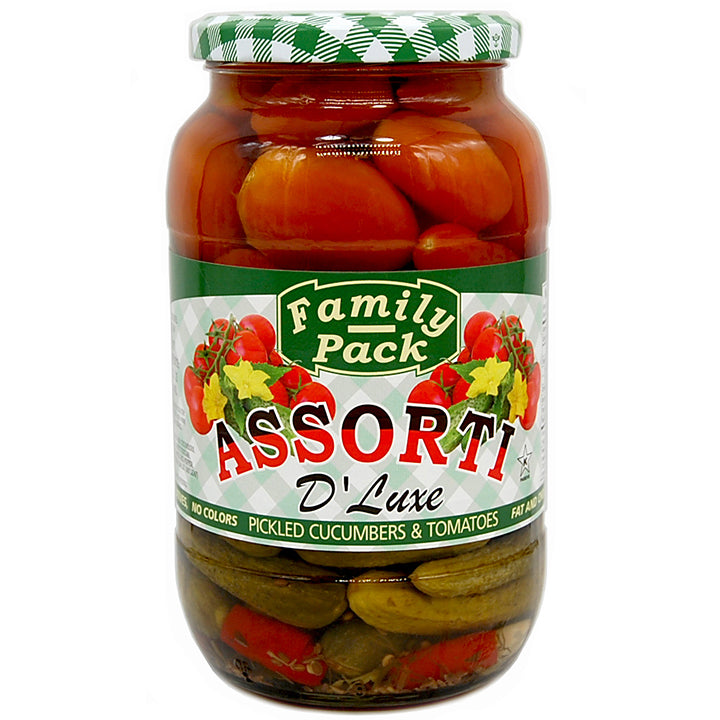 Assorti  D'Luxe Cherry Tomatoes & Cucumbers FAMILY PACK 2L