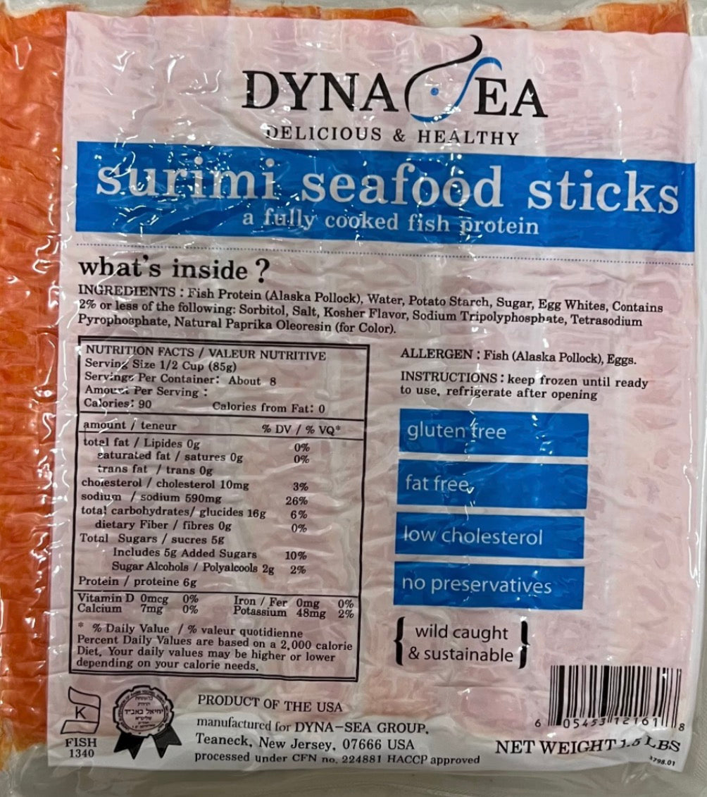 SURIME SEAFOOD STICKS