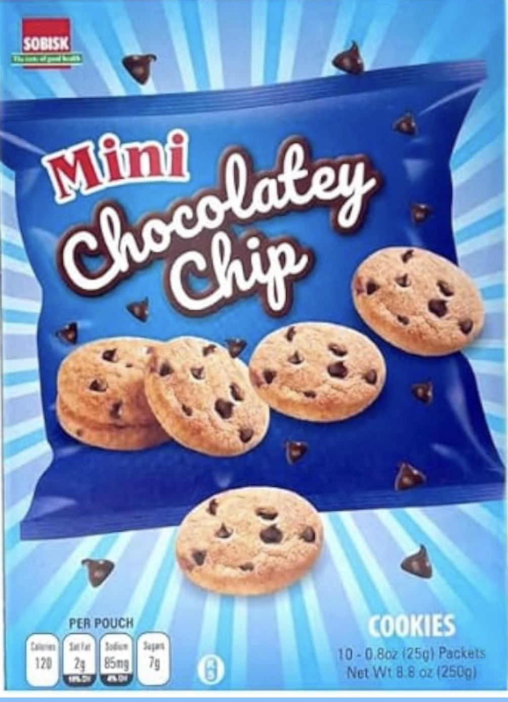 Lieber's Mini Chocolate Chip Cookies 1 oz