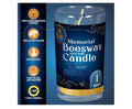 BEESWAX CANDLE 1 DAY NER MITZVAH GLASS