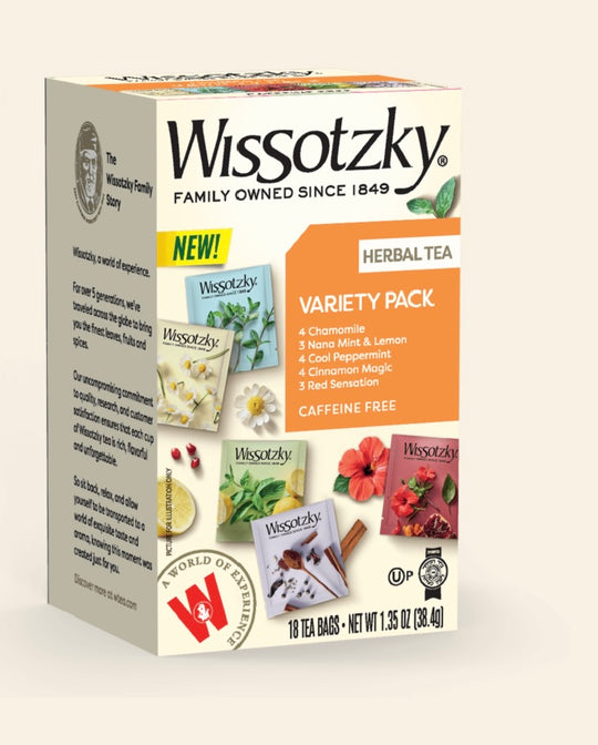 Wissotzky Variety Pack Herbal Tea 1.35 oz