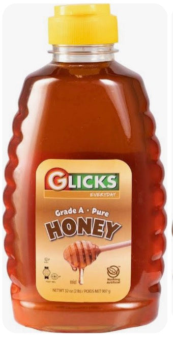 Glicks Grade A Honey 32 oz