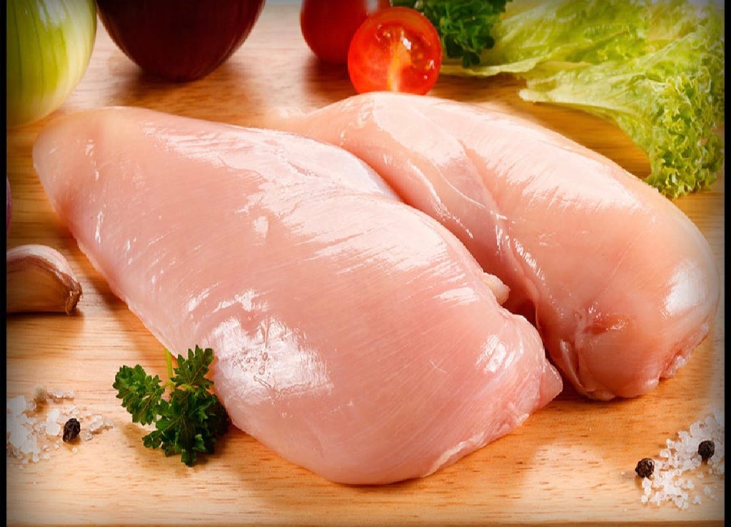 Pechuga de pollo Shor Habor sin hueso, sin piel, con carne