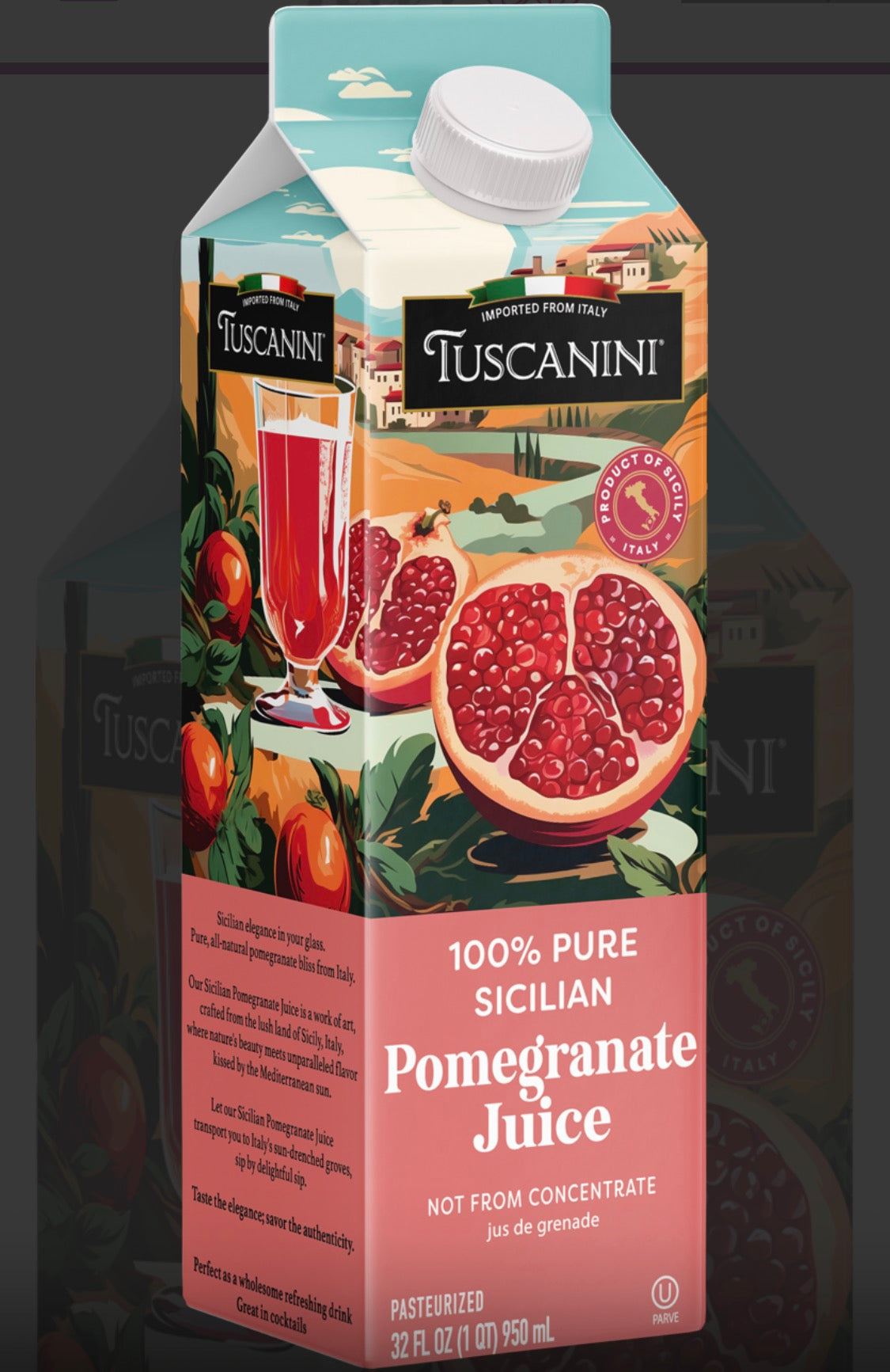 Tuscanini Pomegranate Juice 32oz