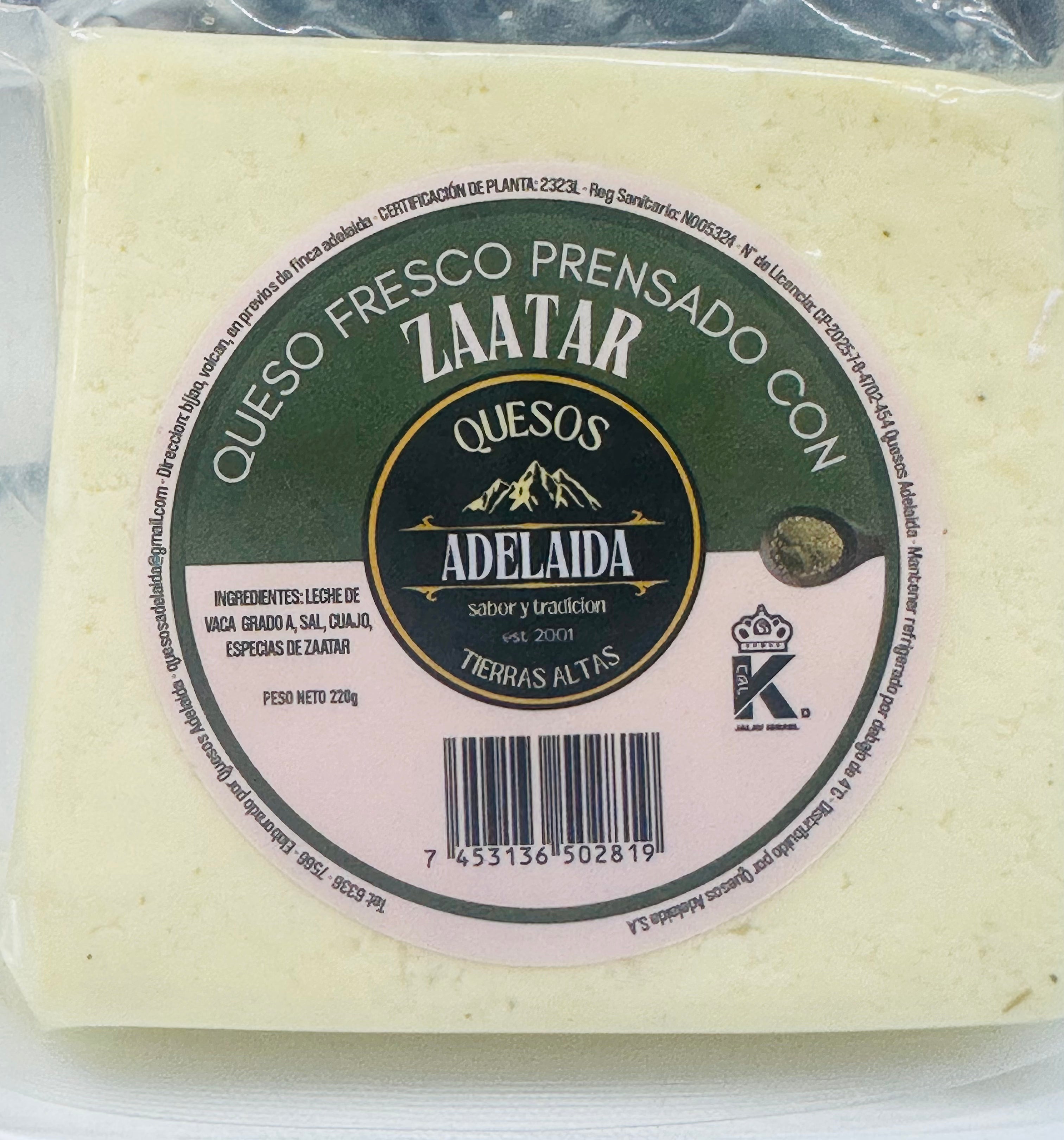 Adelaida Queso Prensado Fresco Con Zaatar