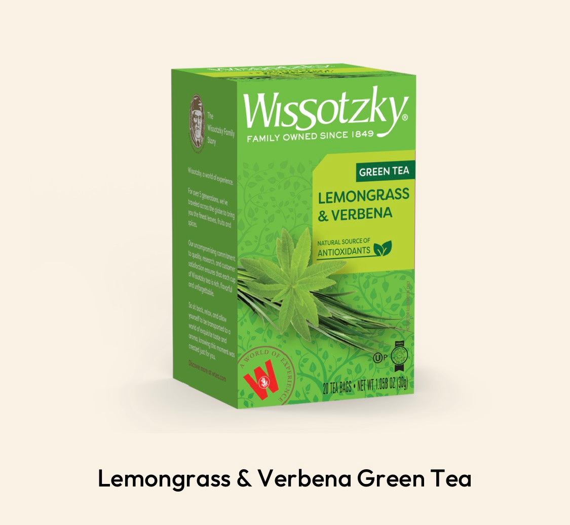 WISSOTZKY VERBENA & LEMONGRASS GREEN TEA DE 1.6 oz