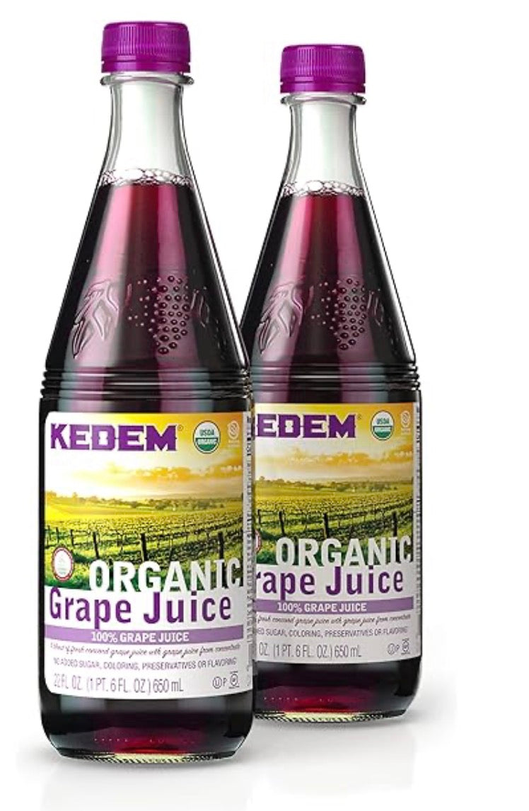 מיץ ענבים אורגני קדם 650 מ"ל