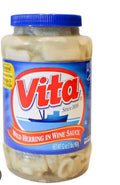 Vita Wild Herring in Wine Sauce 907g