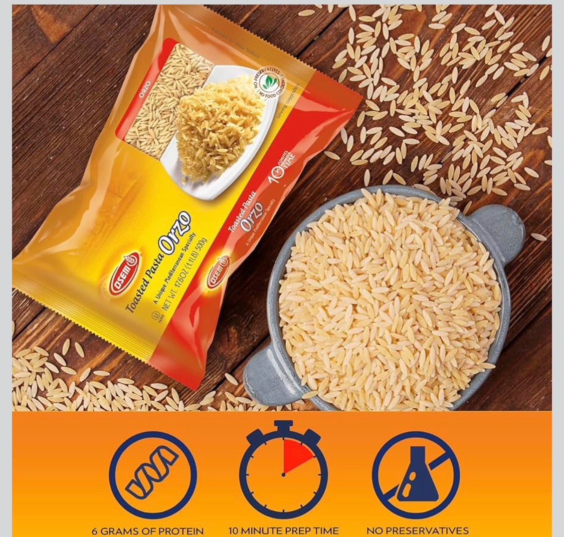 Osem Toasted Pasta Orzo 17,6 oz