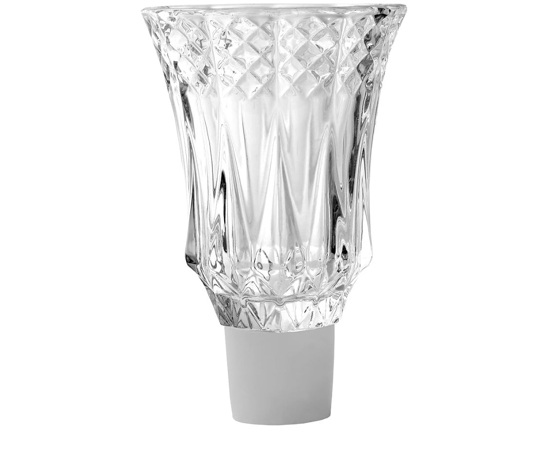 MENORA DE CRISTAL CRISTALINO