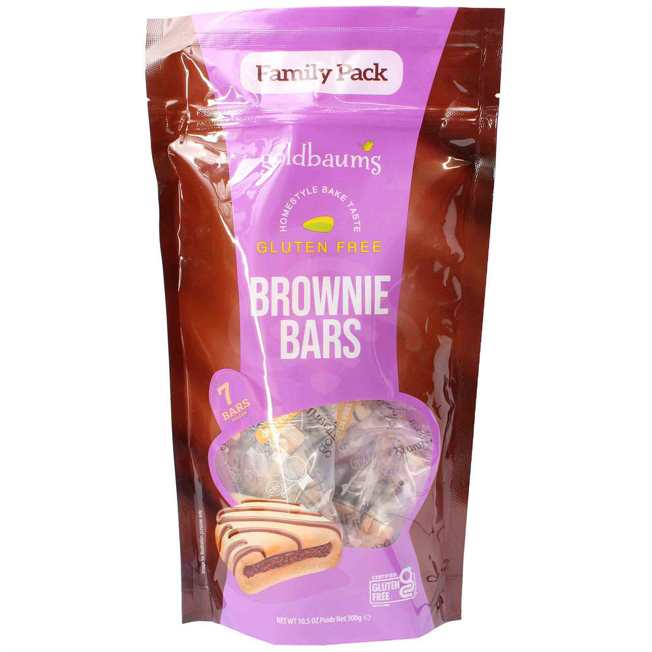BARRAS DE BROWNIE GOLDBAUMS SIN GLUTEN