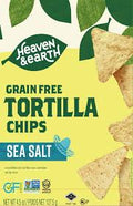 Heaven & Earth Sea Salt Tortilla Chips de 4.5 onzas