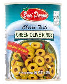 Bnei Darom Green Olive Rings 19.7 oz