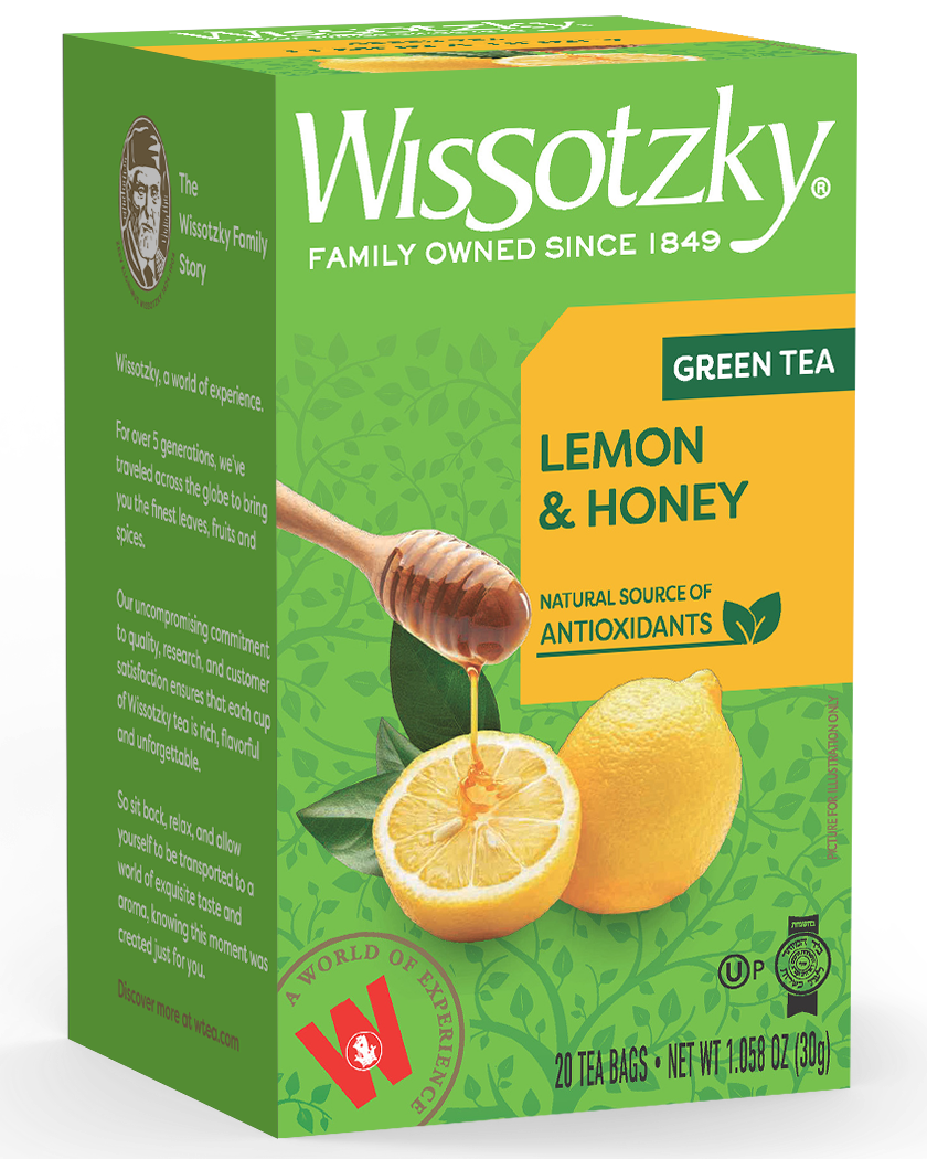 תה ירוק לימון ודבש ויסוצקי