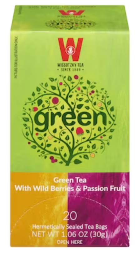 GREEN TEA BERRY & PASSION FRUIT WISSOTZKY