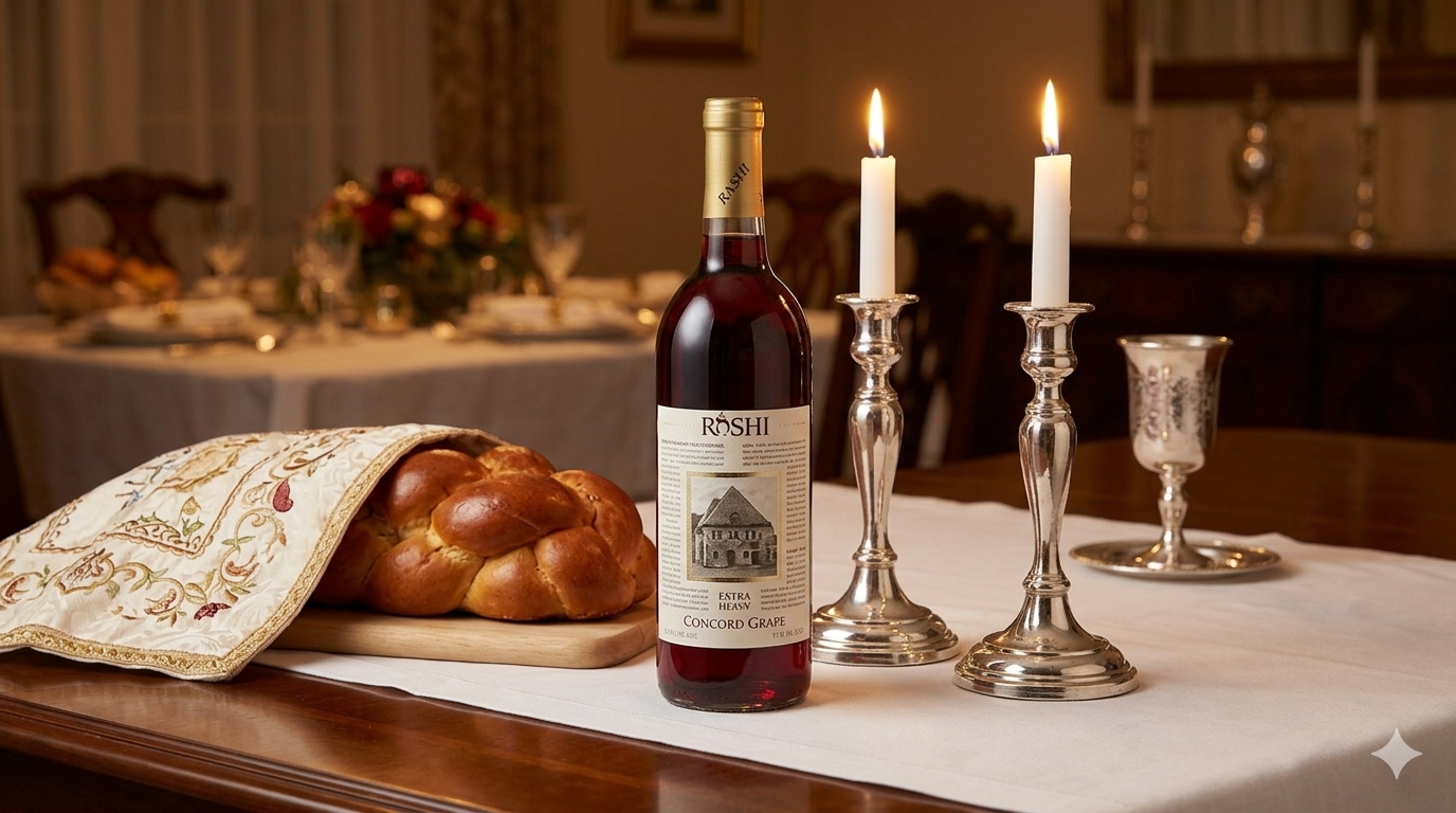 Rashi Extra Heavy Concord Grape Wine