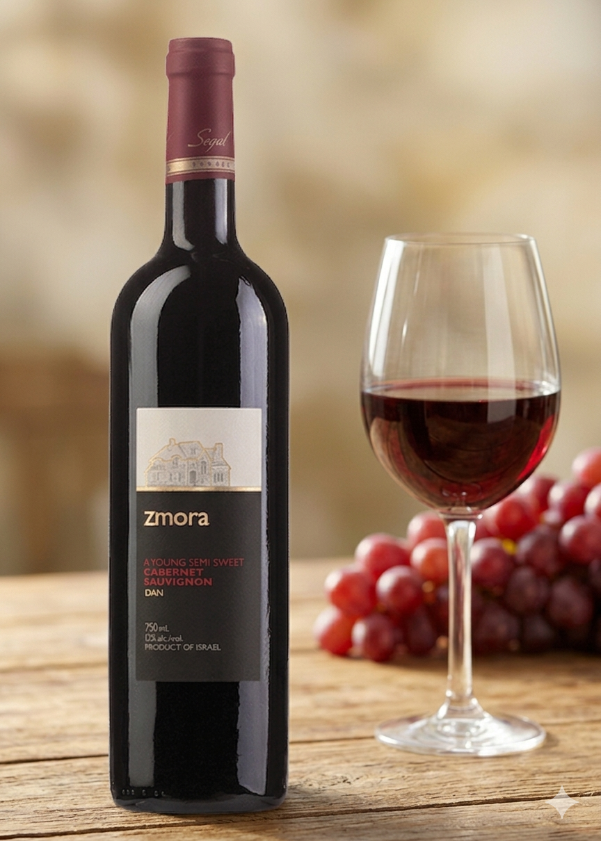 BEN AMI ZMORA CABERNET SAUV SEMI SWEET