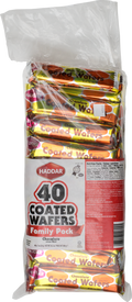 HADDAR 40 OBLEAS RECUBIERTAS PAQUETE FAMILIAR CHOCOLATE