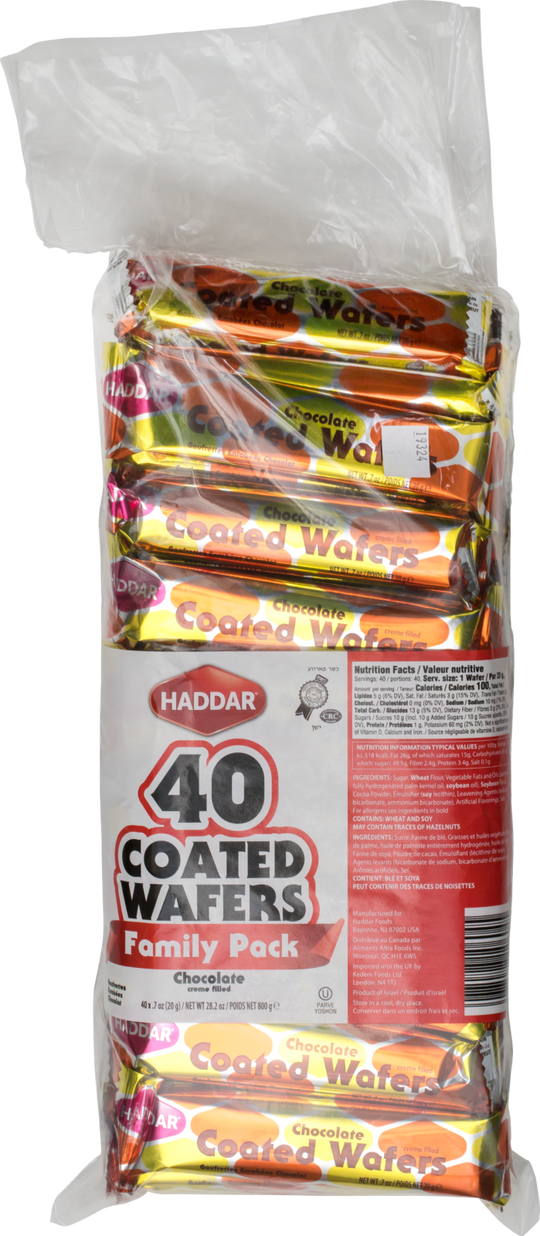 Haddar 40 Coated Wafers Family Pack 7 oz