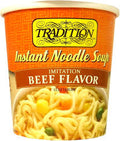 INSTANT NOODLE SOUP IMITATION BEEF FLAVOR TRADITION