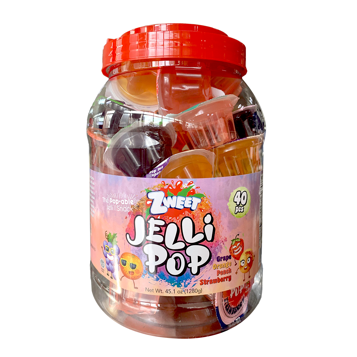 Galil Jelli Pop Snack Fruits 40 Pcs