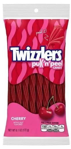 Twizzlers Pull´n´Peel Cherry Candy Low Fat Snack 6.01 oz Kosher Parve
